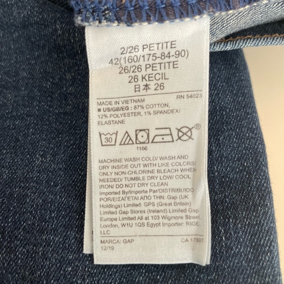Gap Classic Straight Dark Indigo Jeans - Picture 10 of 10